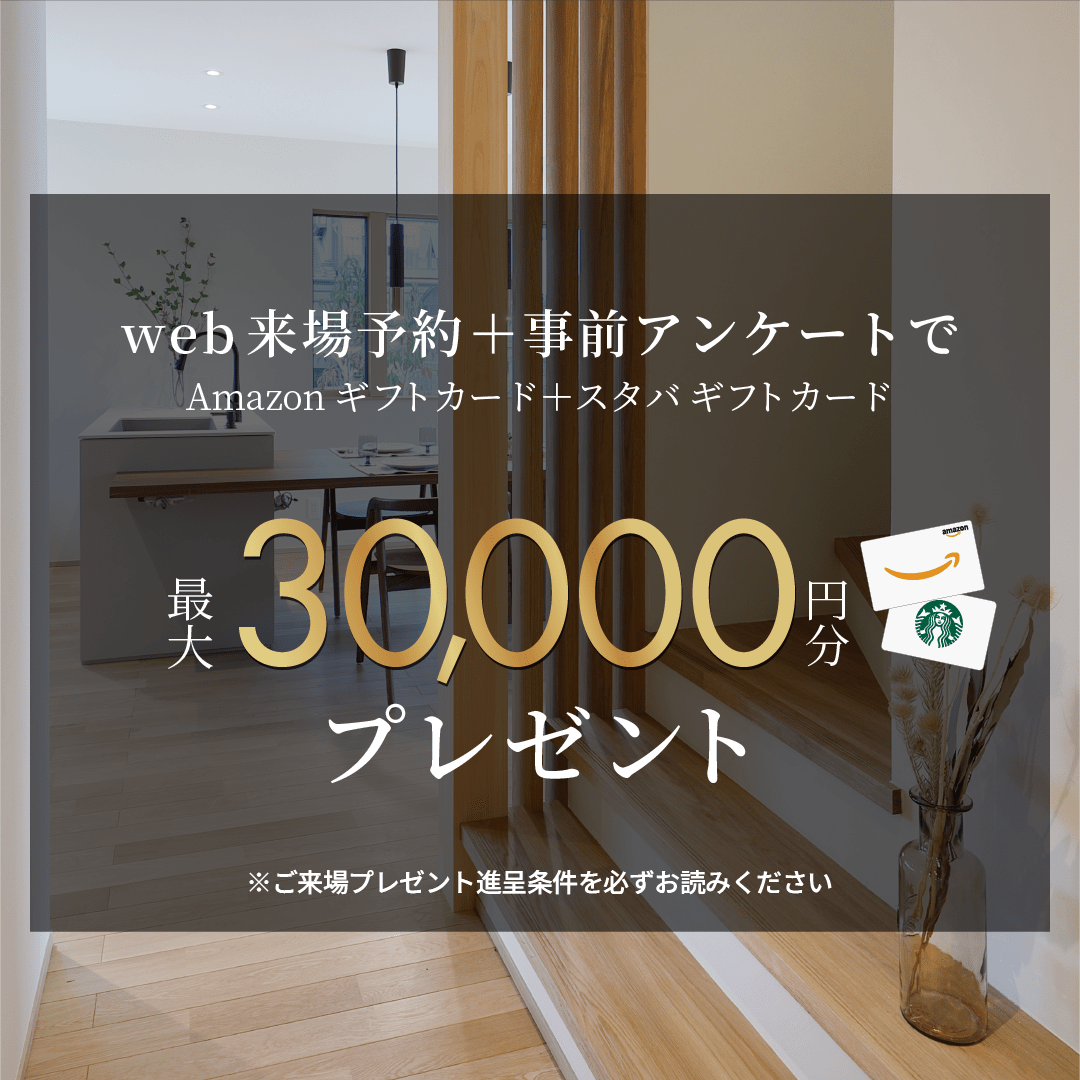 WEB予約と事前アンケートで最大3万円分プレゼント